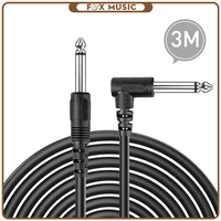 3m replacement audio cable cable dual shielded jack to jack plugs cable 6 35mm for electric guitar mixer amplifier