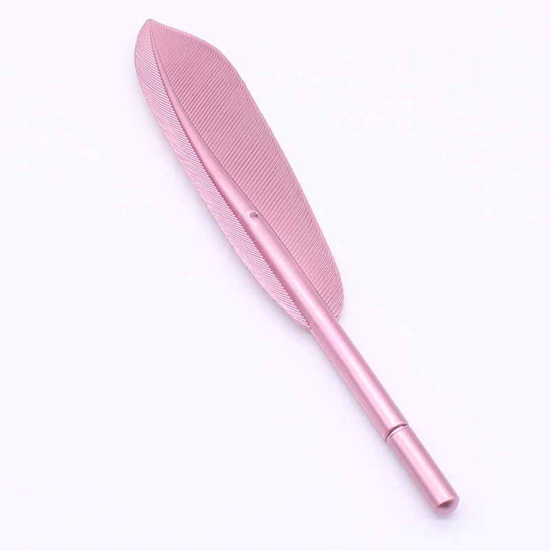 1PCS Pink Красивые перьевые гелевые ручки 0,5 мм креативные каваи милые чернила для гелевой ручки ручка подарок школьные офисные принадлежности канцелярские принадлежности - Цвет: 1PCS Pink