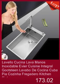 Смеситель для кухни Wasbak Lavello Integral Banheiro Keuken Gootsteen Lavandino Cucina Cuba Pia Cozinha De Cocina Fregadero