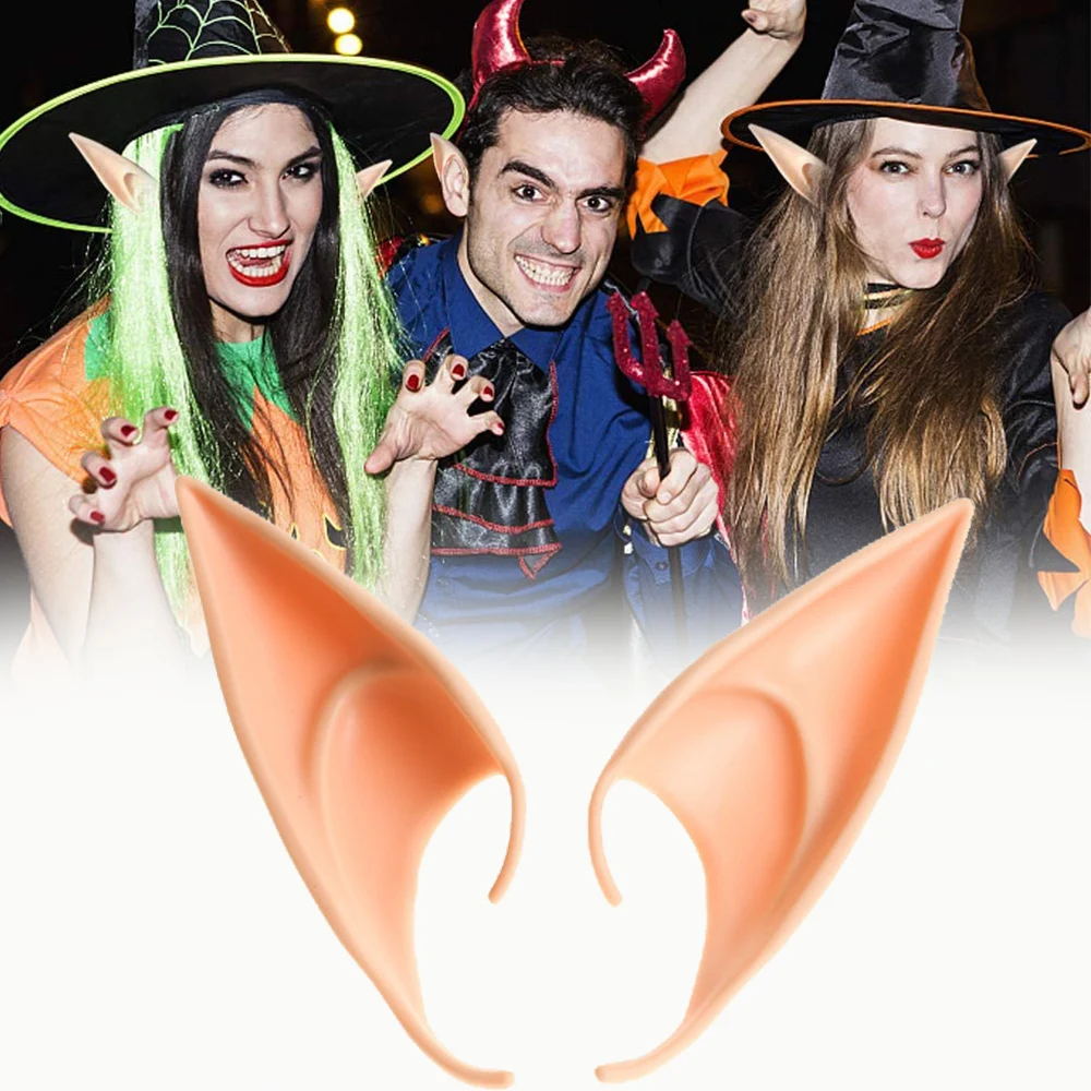 1 пара таинственный Ангел Эльф уши костюм на Хэллоуин реквизит Косплэй