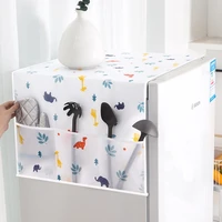 refrigerator cover peva dustproof storage bag for cover machine washing fridge cover home crafts kitchen accessories tools