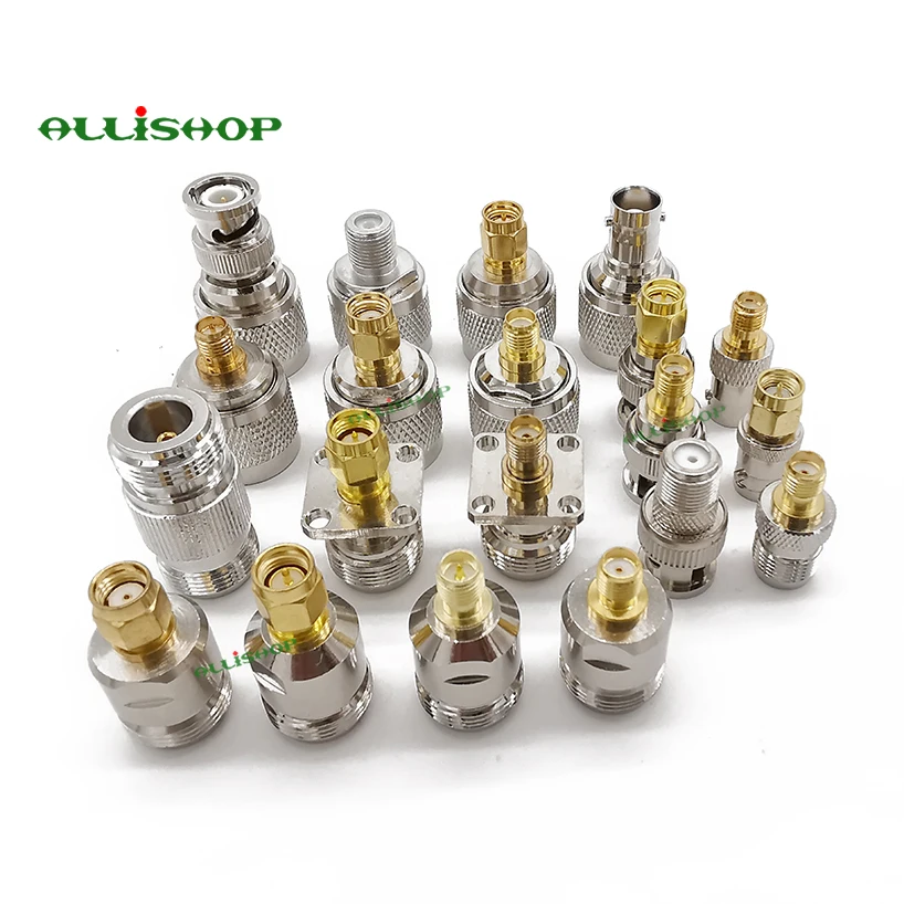 

2 шт., разъем SMA-N, BNC, TNC, F-тип, штекер N на SMA/BNC, SMA/TNC на SMA, разъем, RF адаптер