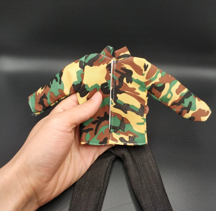 

1/6 Scale Male soldiers clothes Camouflage jacket jeans set fit TBL PH 12'' Action figure body