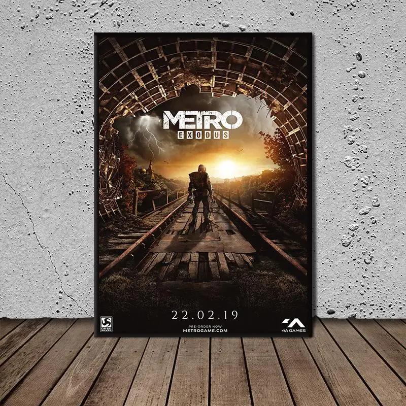 

Wall Art Print Fashion Art Poster Metro Exodus Game Poster Canvas Prints Painting Nordic Decoration Living Room Home Dcor