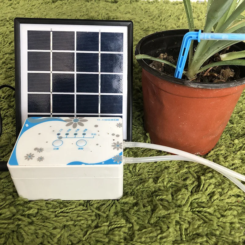 Умная Система капельного орошения на солнечной батарее с трубопроводом низким