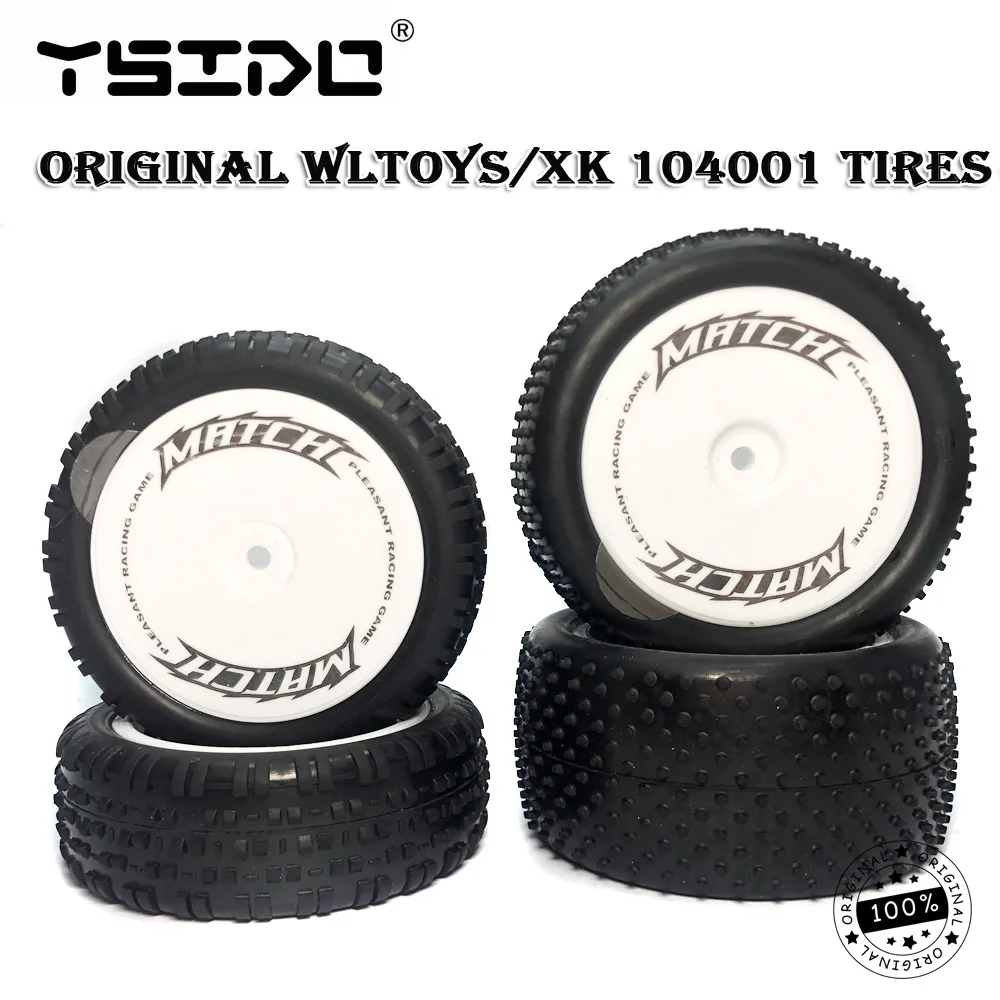 

Wltoys XK 104001 Front Rear Tires 12 HEX for 1/10 1/12 RC Off-Road Car Buggy