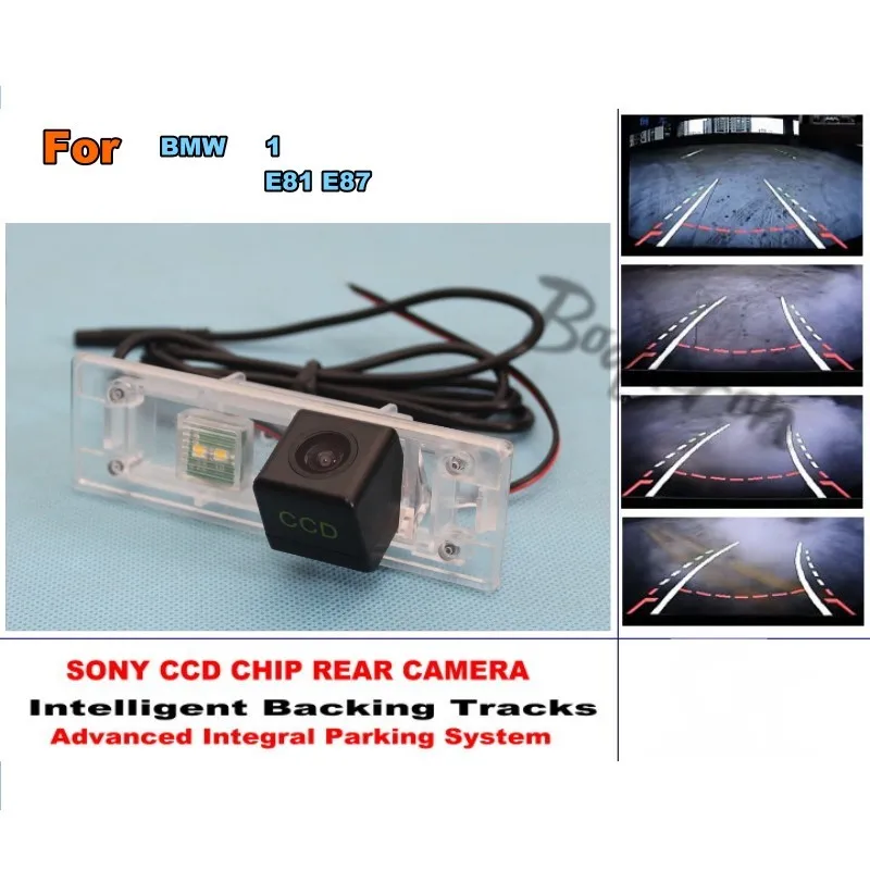 

Smart Tracks Chip Camera / For BMW 1 Series E81 E87 HD CCD Intelligent Dynamic Parking Car Rear View Camera