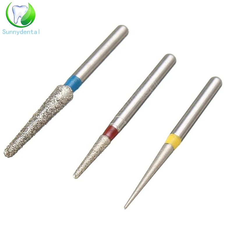 2 шт алмазные стоматологические боры сверла Dia 5 шт./упак. для наконечники
