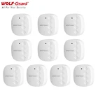 Датчик магнита для дверей и окон, 12468910 шт., система охранной сигнализации для дома МГц, белый