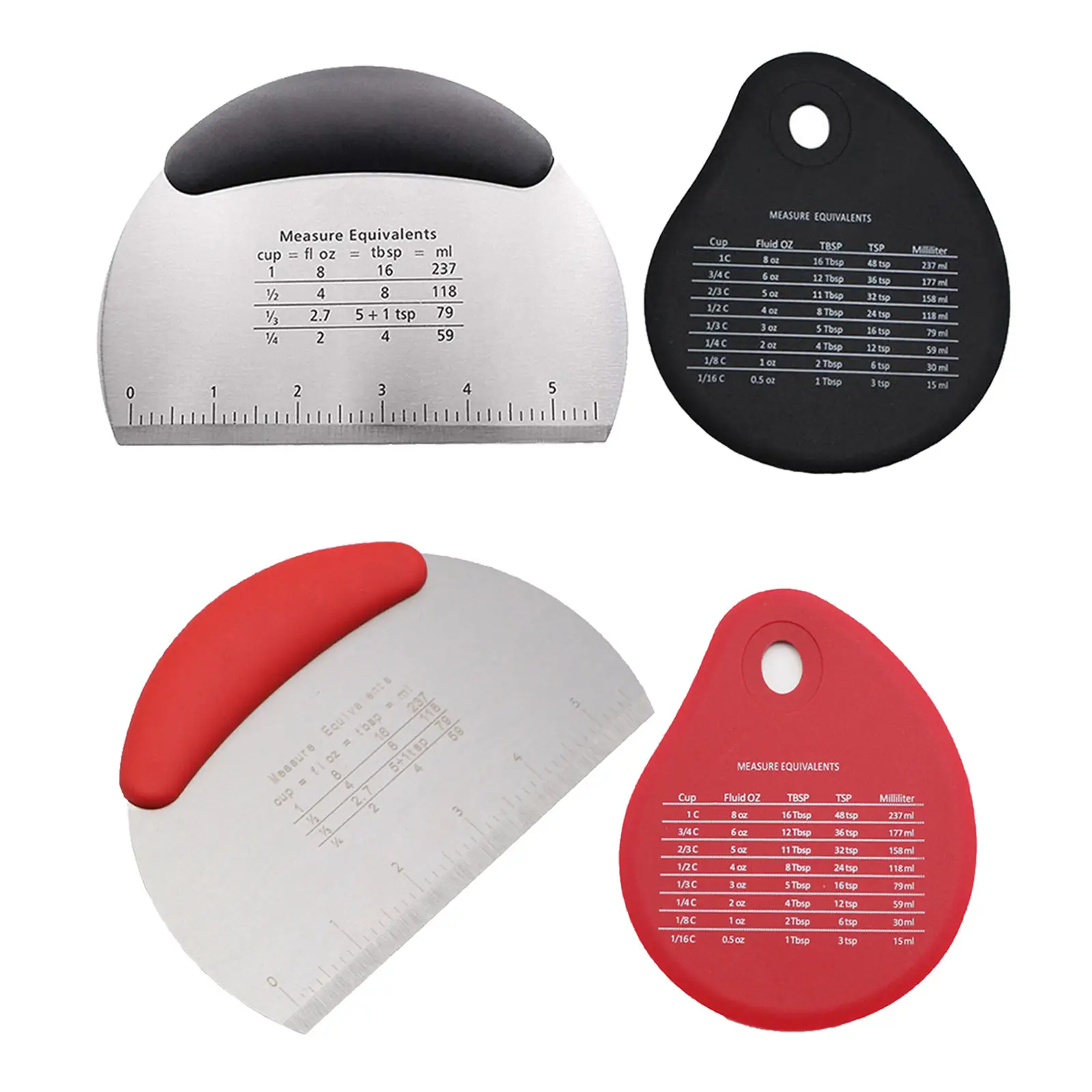 

Durable Dough Scraper Cutter Dough Pastry Scraper Chopper Pastry Pizza Cutter Chopper for Chief Cake Lovers