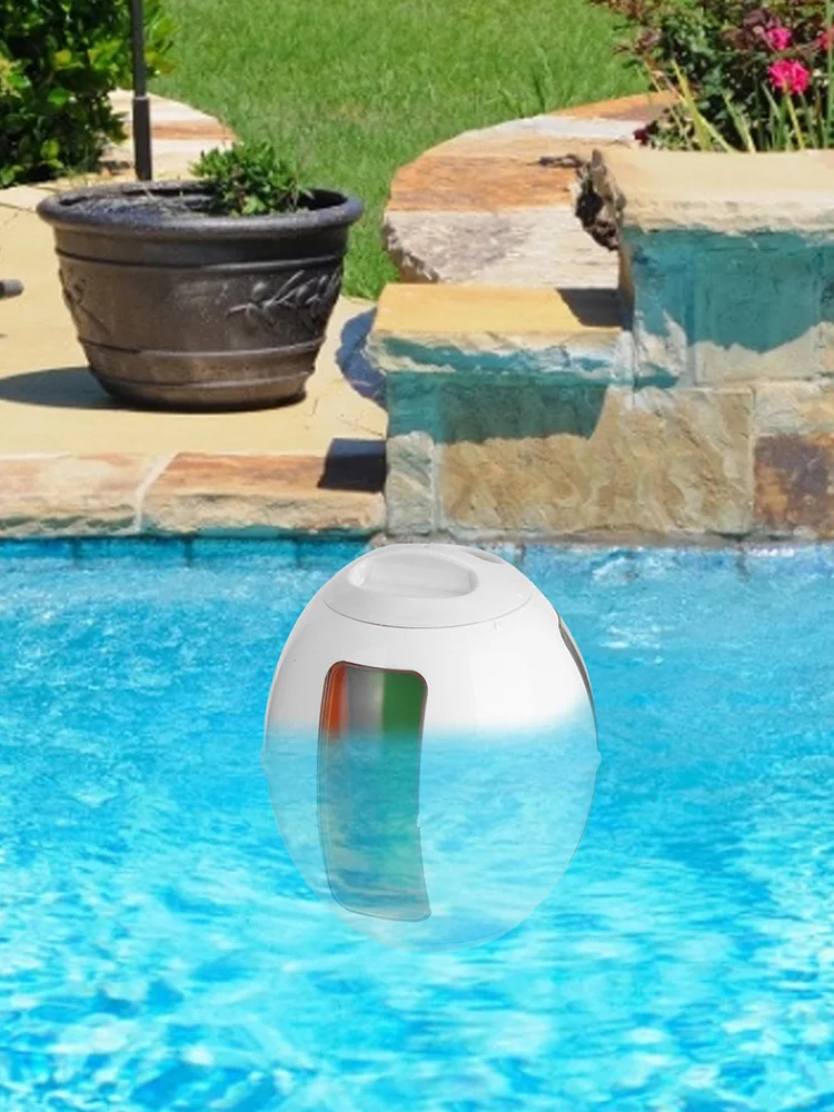 

Floating Chlorine And Bromine Tabs Dispenser Swimming Pool Floating Chemical Chlorine Dispenser Hot Sale