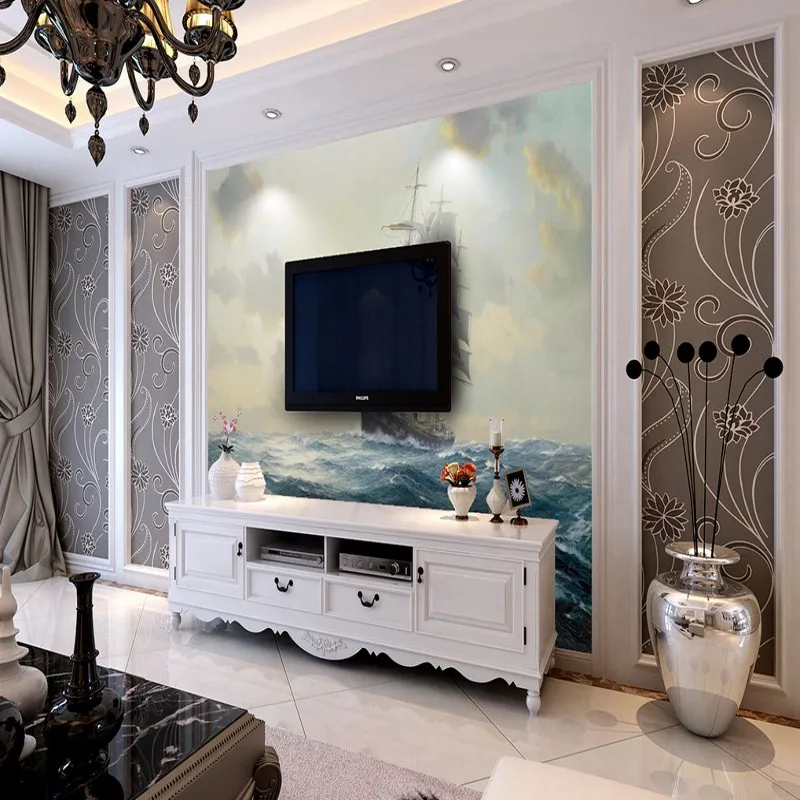 Дропшиппинг фотообои Ностальгический масляный принт для ресторана гостиной