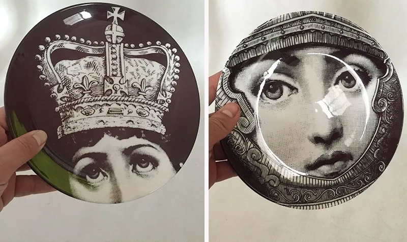 Горячая rosenthal Piero fornasetti тарелки Красивые иллюстрации подвесные декоративные ремесленные блюда для дома/отеля/бара фоновое украшение тарелка