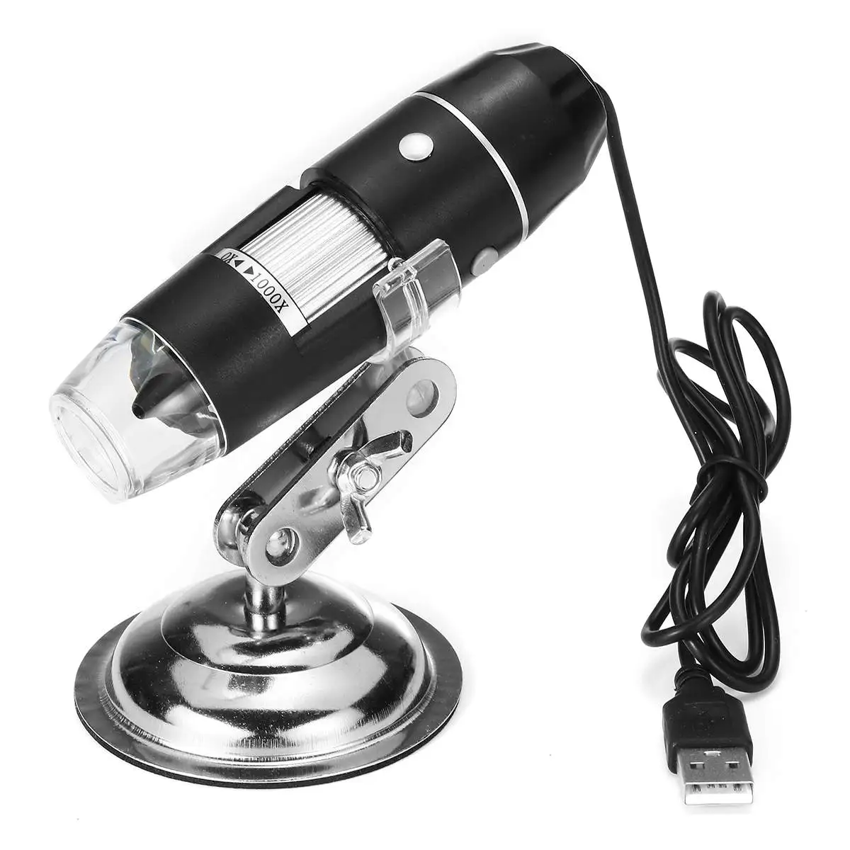 

1600X 2MP 1080P 8 LED Digital Microscope Type-C/Micro USB Magnifier Electronic Stereo Adjustable USB Endoscope For Phone PC
