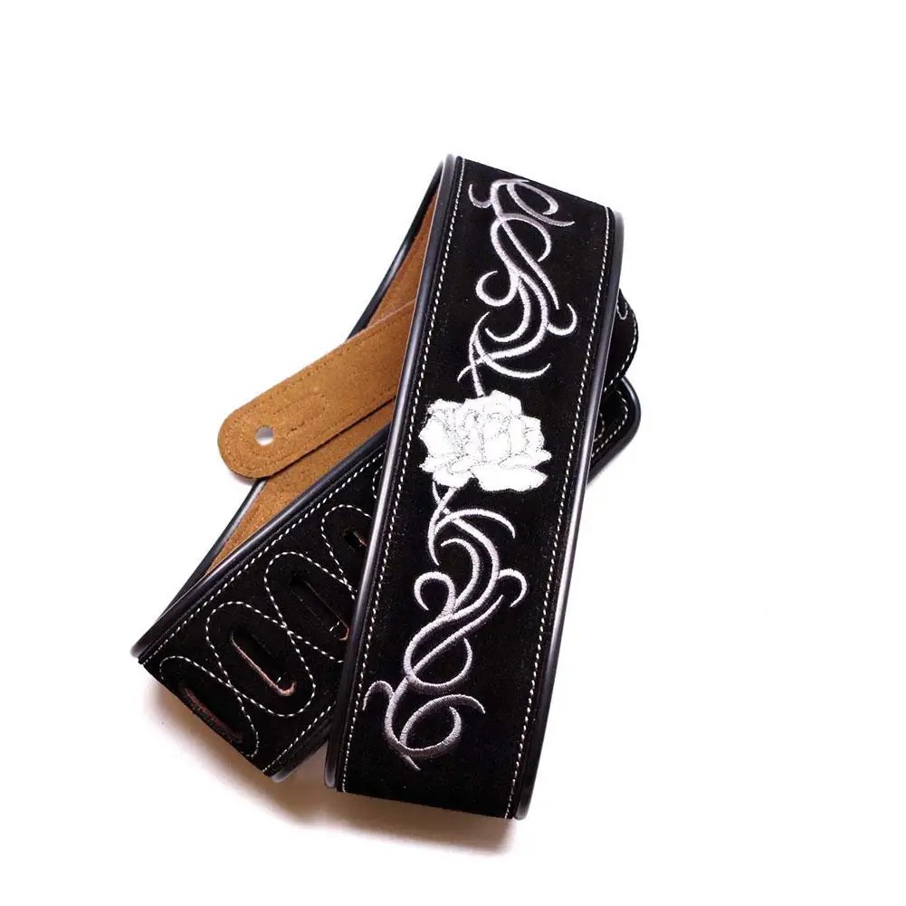 gitarre strap matte leder weiche einstellbare akustische elektrische bass strap guitarra gürtel gitarre teile zubehör free global shipping