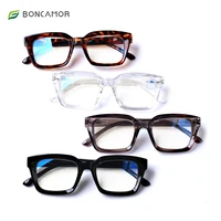 boncamor 2022 new reading glasses blue light blocking spring hinge men and women anti uv computer goggle eyeglasses 0400