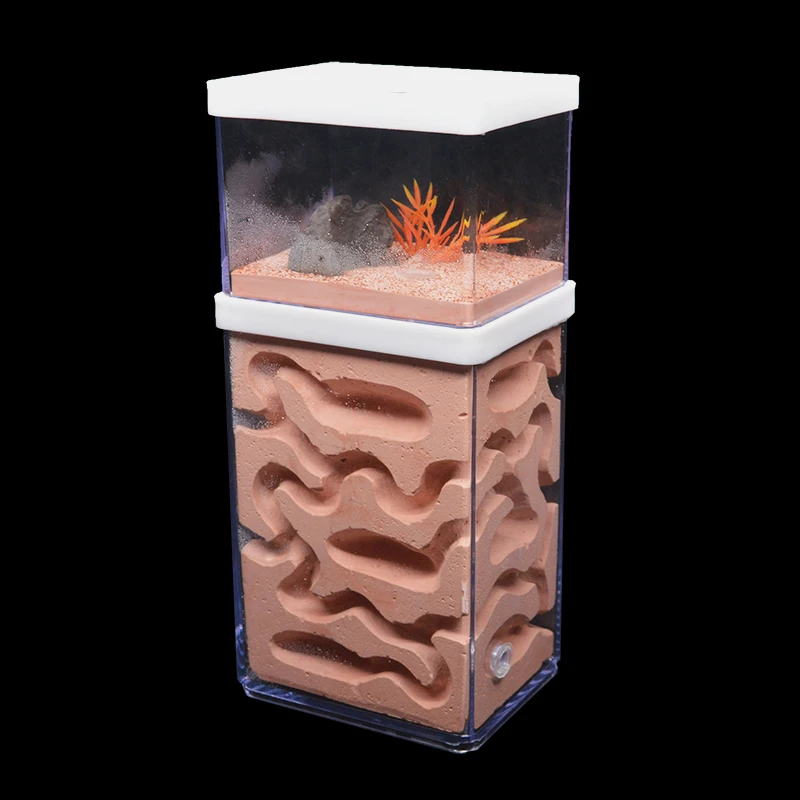 

NEW New Large Plaster Ant Farm Natural Ecological Big Ant Nest Insect Castle Workshop Pet Anthill Ant House with Feeding Area