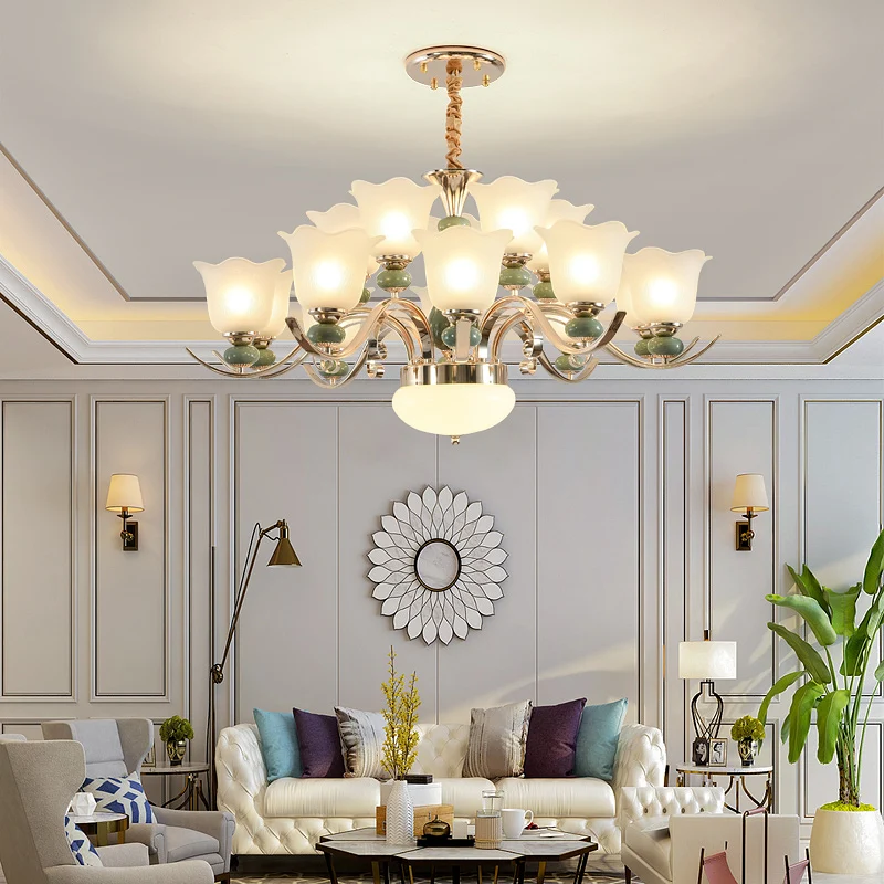 

modern crystal glass ball led light chandelier lighting lamparas de techo colgante moderna hanglampen bedroom avizeler