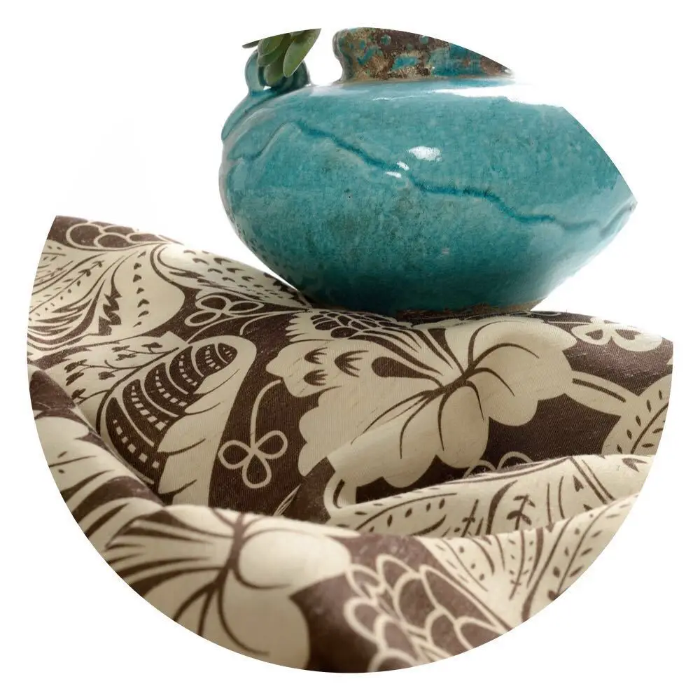 

Modern Minimalist American-Style Village Cotton Linen Printed Curtains for Living Dining Room Bedroom.