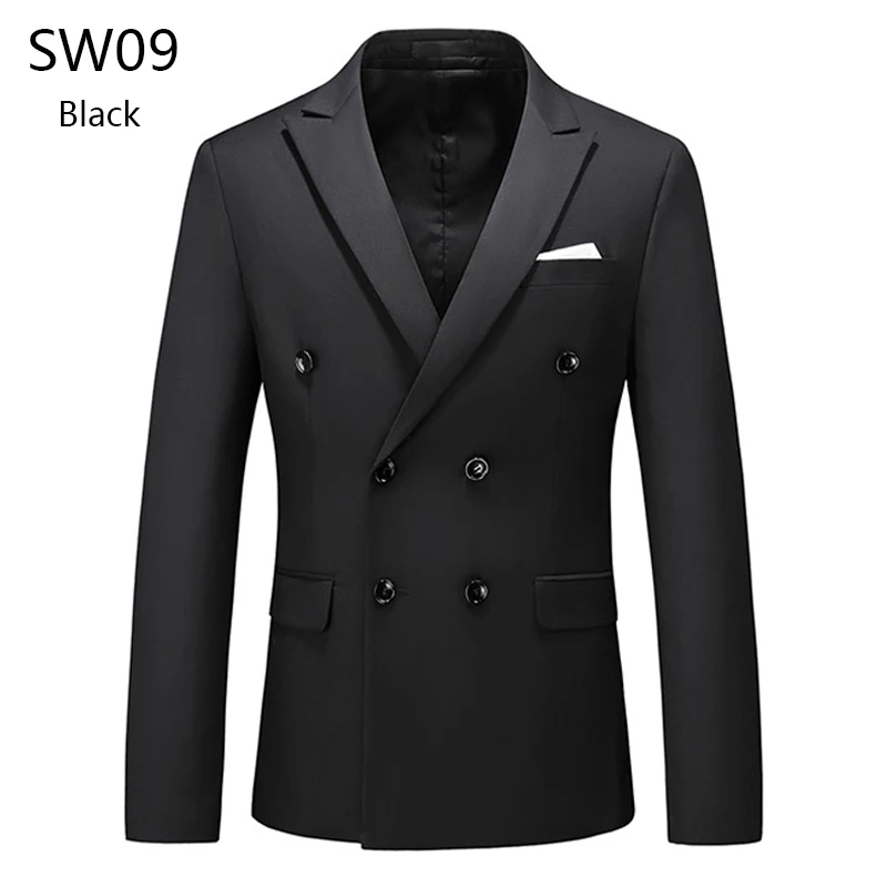 Мужские костюмы куртки двубортный Блейзер деловые винтажные - Цена: 2952.38