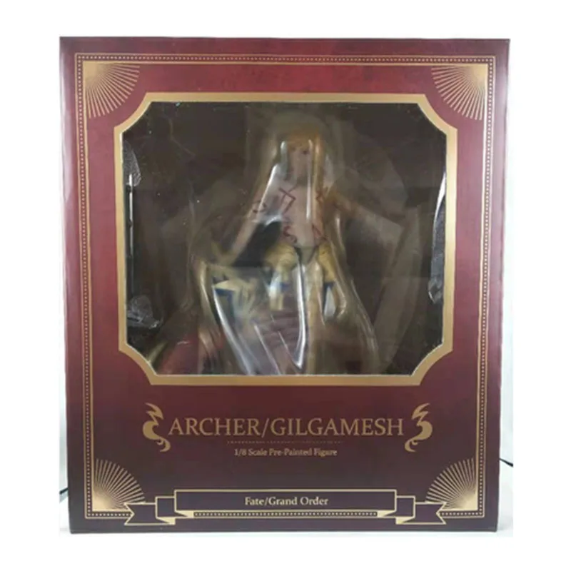 

26CM Anime Fate Saber Gilgamesh Figurine Action Figure Oversize Ornament Model Toy Birthday Gift Movie Collection Free Shipping