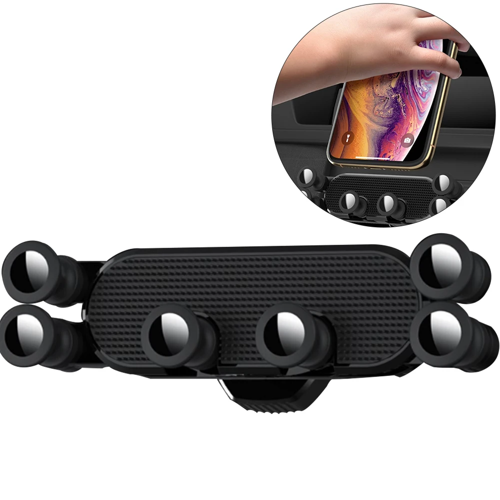 Гравитационный Автомобильный держатель для телефона iPhone 11 Pro Max X XR XS складной на