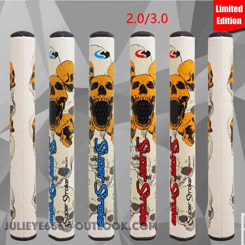 

Limited Edition Skull Head Golf Club Putter Grips Ultra Light PU Grip Size 2.0/3.0