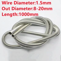1pcs1 meter stainless steel tension spring extension springs1 5mm wire dia8910111213141516171820mm out dia1000mm