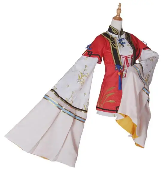 Индивидуальный размер SSR Onmyoji Menreiki костюм кимоно для косплея платье wafuku Униформа костюмы для Хэллоуина для женщин аниме одежда парик COS - Цвет: costume