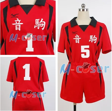 Haikyuu Nekoma старшая школа 5 NO 1 Kenma Kozume команда Косплей Костюм Kuroo Tetsurou/kozumekenma Джерси