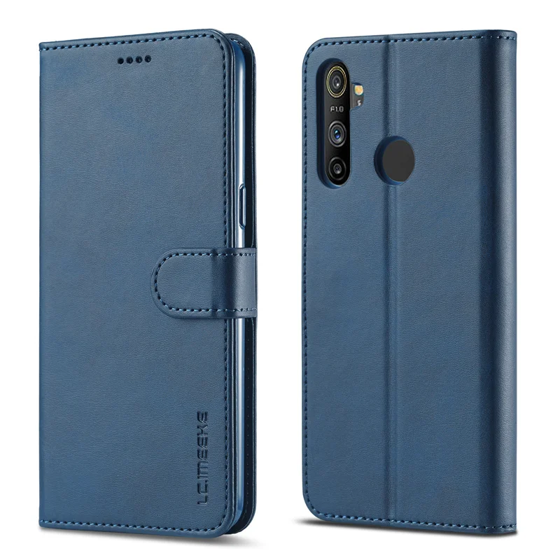 Чехол-книжка для Realme C3 кожаный винтажный чехол телефона s 5 5S 5i 6i | Мобильные