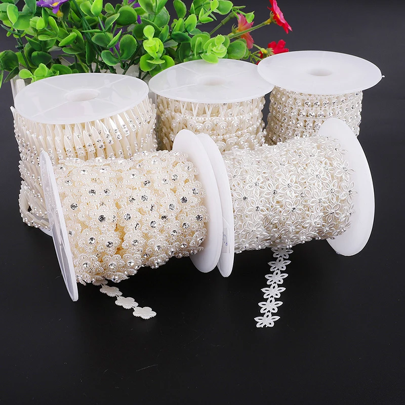 Новинка с жемчугом кристаллами бисером веревка сделай сам для рукоделия