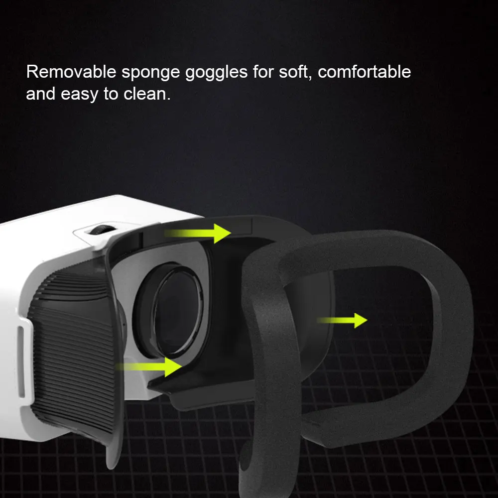 Очки виртуальной реальности регулировка фокуса монтируемые на голову