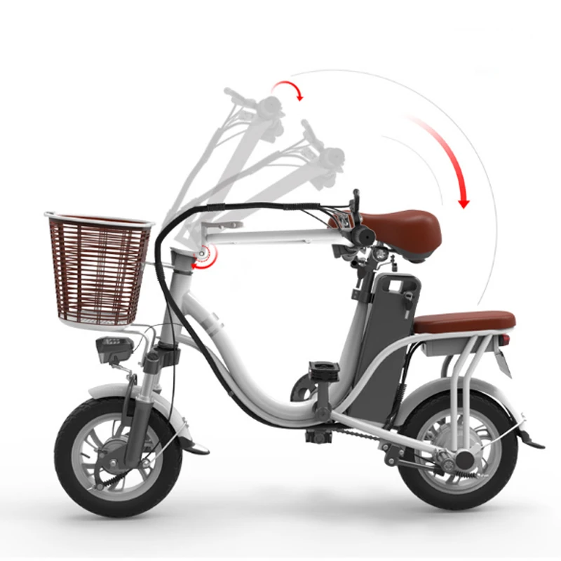 12 дюймовый литиевый аккумулятор электрический велосипед новая модель легкий