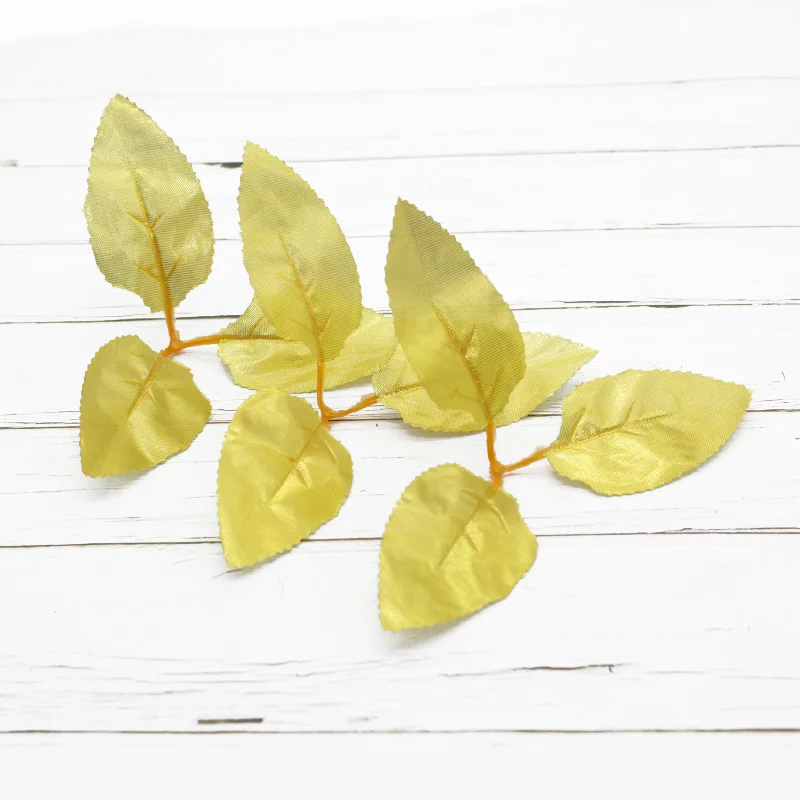 

20 pieces Artificial plant simulation leaves Wedding Home decoration accessories Christmas Candy box Indoor greening Bonsai Gift