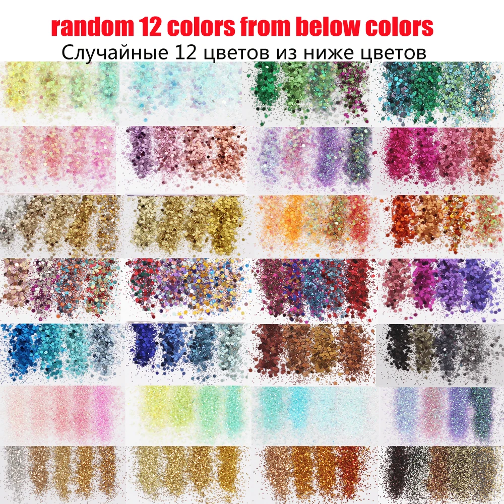 12 цветов/набор акриловый Гель-лак для ногтей | Красота и здоровье