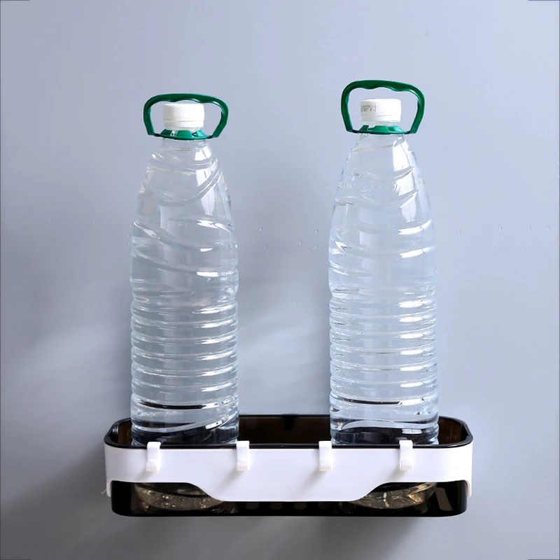 

Home Bathroom Storage Rack Multifunction Strong Adhesive Rack Toiletries Shelves Free Punching MJJ88