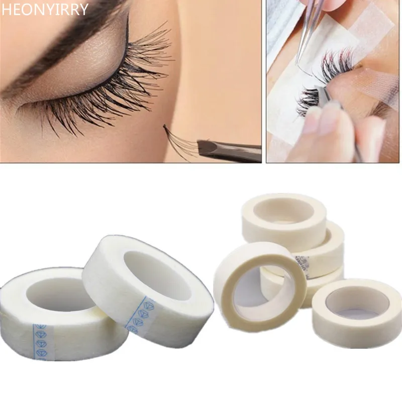 10 рулонов волокно для наращивание ресниц Professional Free Eye Pads белая лента под глазами