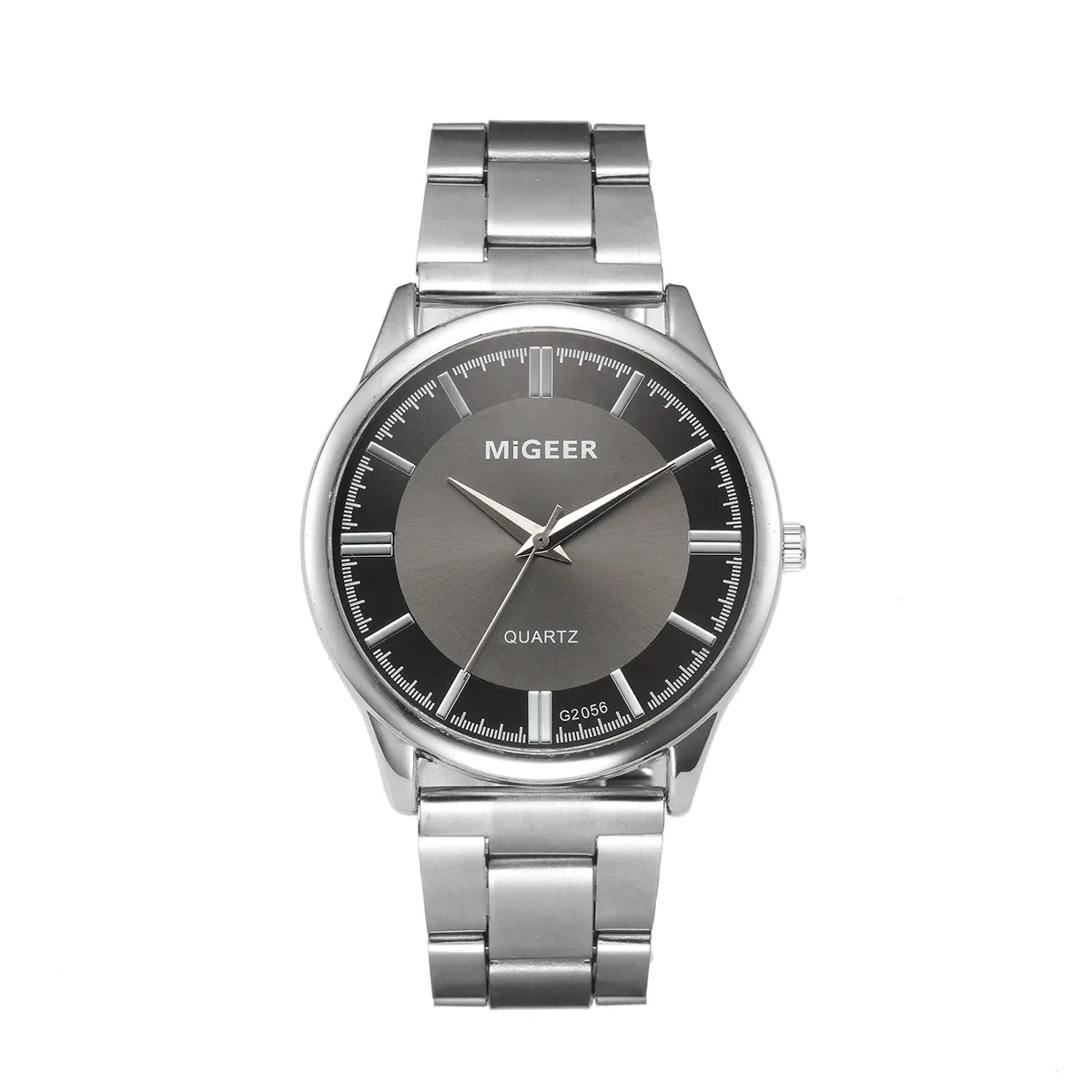 

Fashion Man Crystal Stainless Steel Analog Quartz Wrist Watch