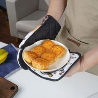 kitchen thickened heat insulating gloves microwave oven special household anti scalding gloves high temperature baking tools