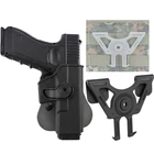Кобура для правого пистолета, кобура для пистолета Glock для 17192223 Охотничий Тактический боевой поясной чехол для пистолета, аксессуары Molle