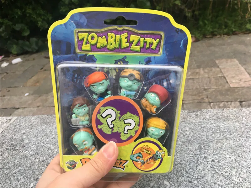 Мини фигурки зомби Zity Bouncerz 6 + 2 шт. специальный выпуск упаковка игрушек случайные