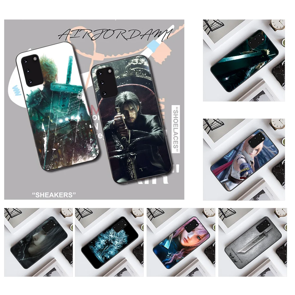 NBDRUICAI Final Fantasy cloud Bling милый чехол для телефона Samsung S20 plus Ultra S6 S7 edge S8 S9 S10 5G|Бамперы| |