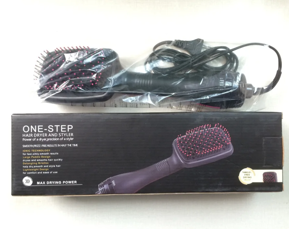 

Professional Hair Dryer Brush 2 IN 1 Electric Hair Blow Dryer Brush Hot Air Hair Curls Comb Salon Hair Styler Comb Dropshipping