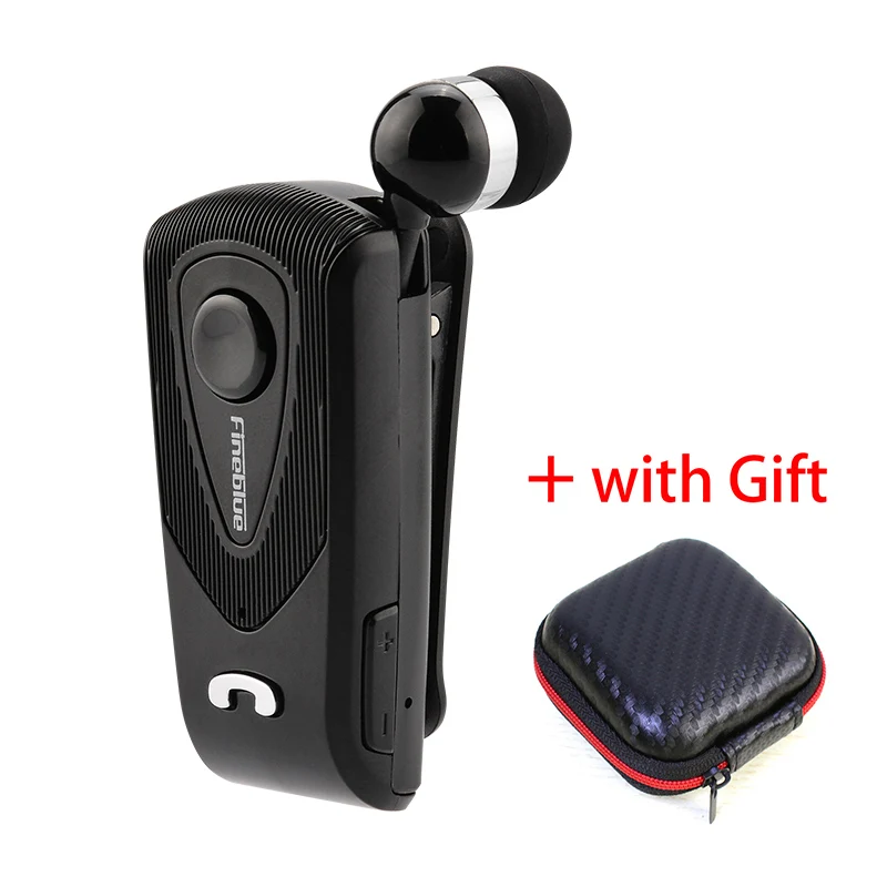 Черный FINEBLUE F930 беспроводной bluetooth-наушники Handsfree портативность масштабируемой вкладыши с микрофоном наушники для телефона из поликарбоната - Цвет: Черный