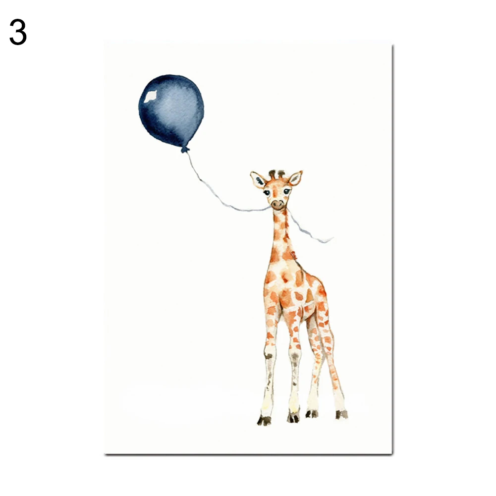 Живопись на холсте с изображением воздушного шара художественный плакат