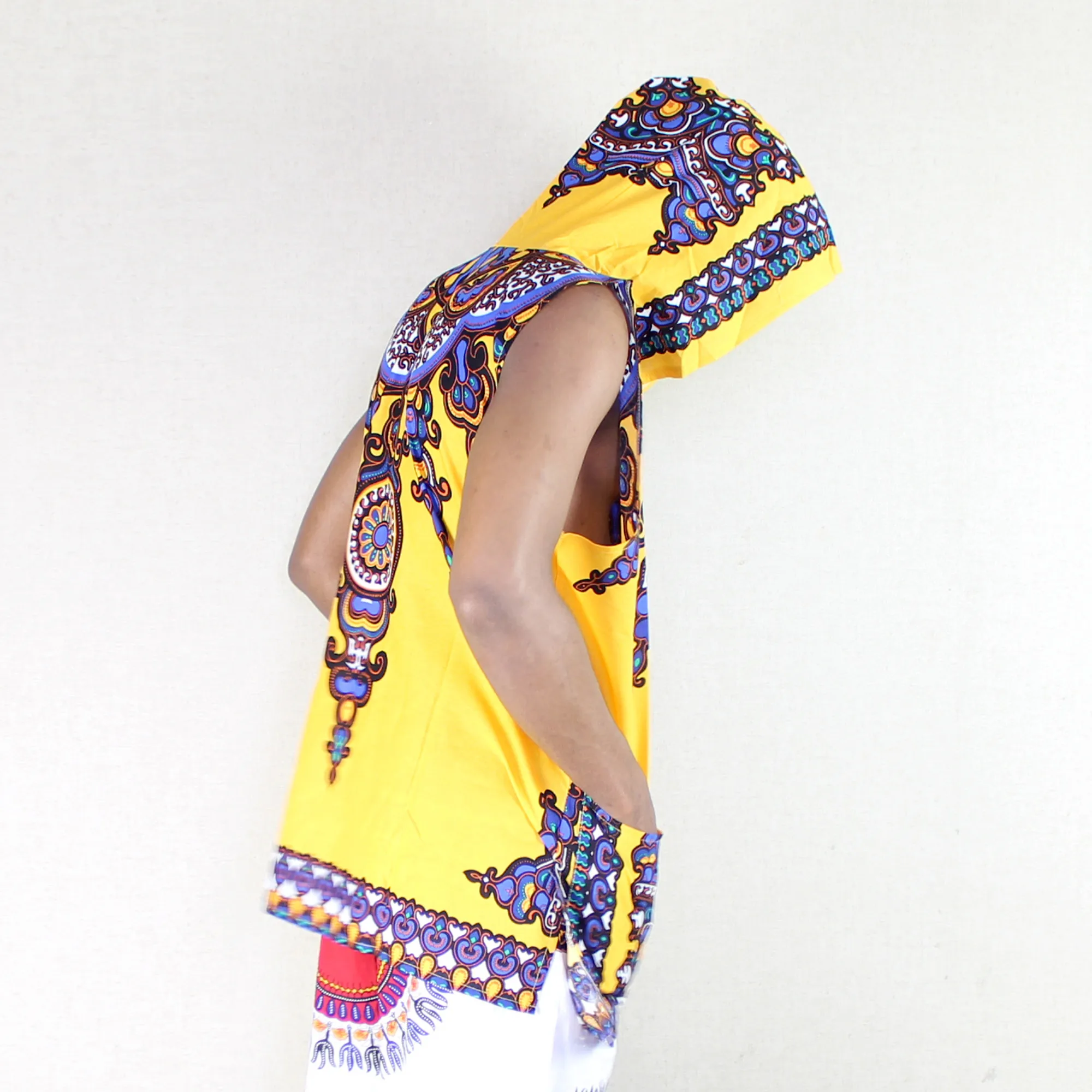 Свободная ткань без рукавов 100% хлопок Модная фотография|Африканская одежда| |