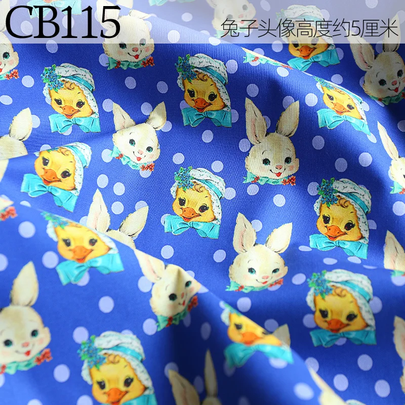 Мультяшная одежда хлопковое платье аниме маленькая ткань с цветочным принтом