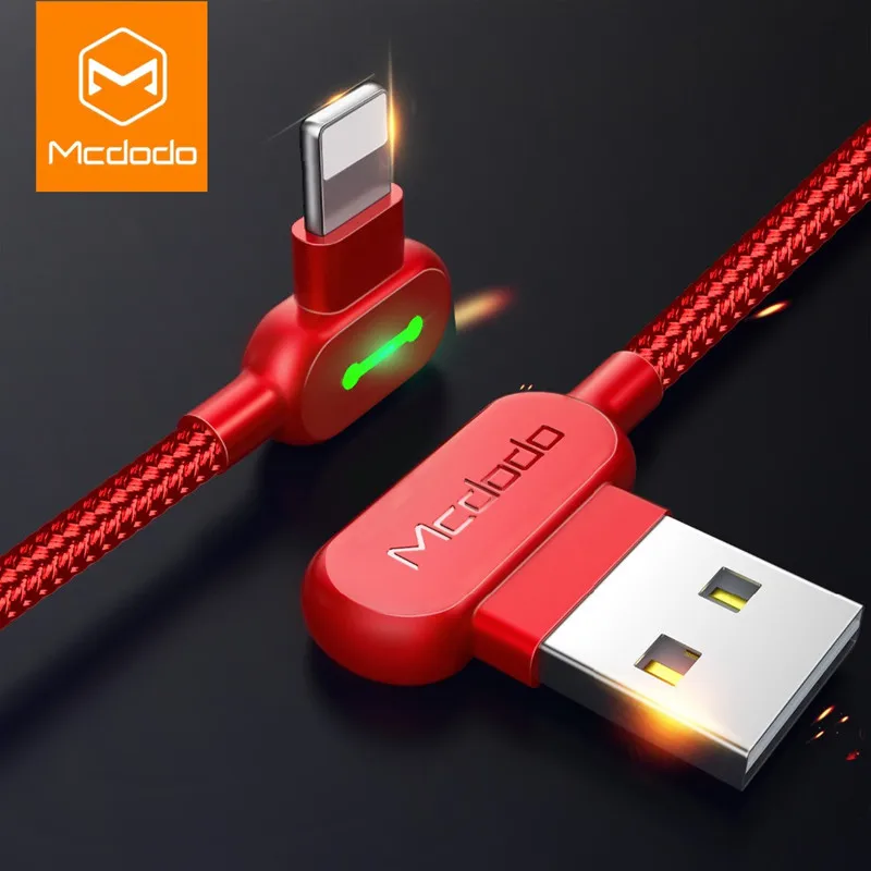 Светодиодный USB кабель MCDODO для быстрой зарядки Type C микро стандартное зарядное