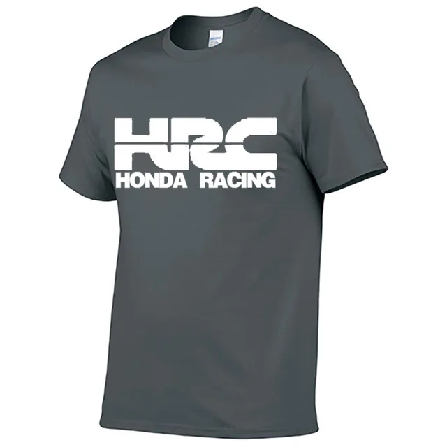 Мужская футболка с коротким рукавом HRC для гоночного мотоцикла летняя
